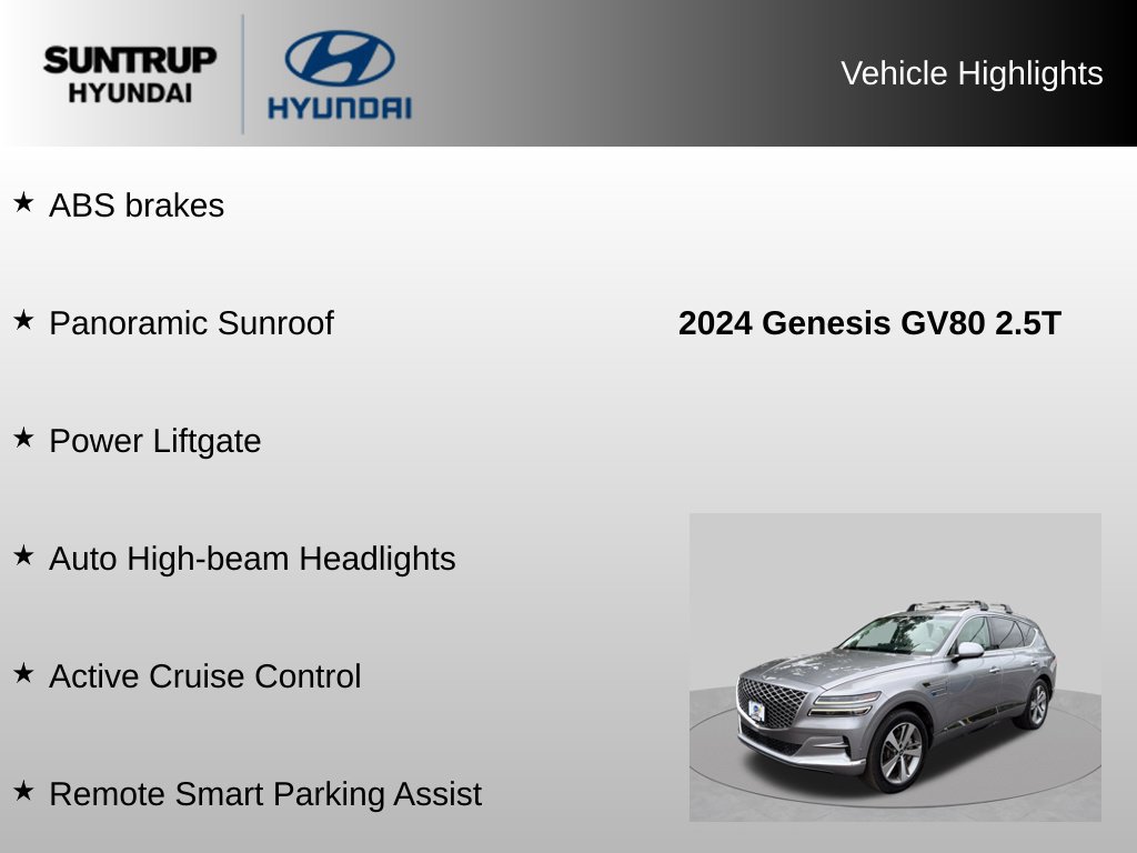 Used 2024 Genesis GV80 2.5T w/ Advanced Package AWD/4WD image 24