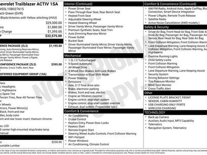 Used 2025 Chevrolet TrailBlazer ACTIV w/ Convenience Package