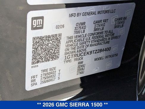 New 2026 GMC Sierra 1500 Elevation w/ Elevation Select Package AWD/4WD image 35