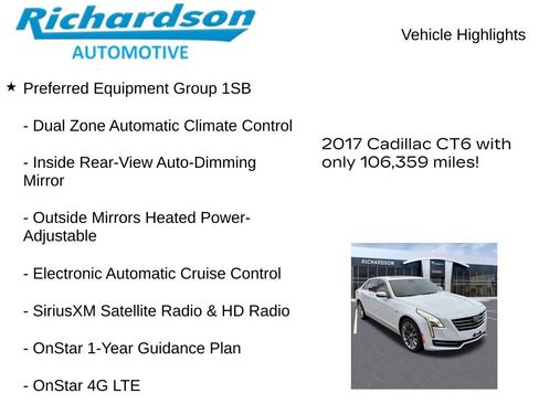 Used 2017 Cadillac CT6 3.6 AWD image 11