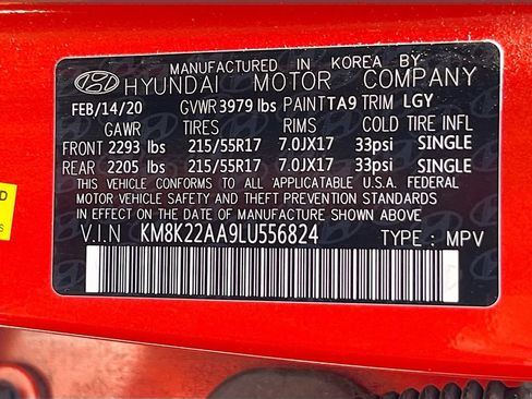 Used 2020 Hyundai Kona SEL FWD image 30