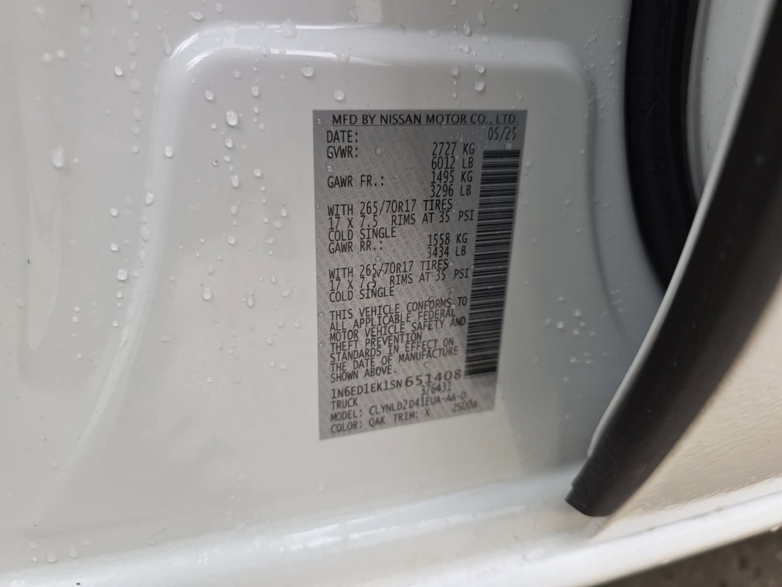 Used 2025 Nissan Frontier PRO-4X AWD/4WD image 30