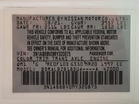 Used 2021 Nissan Sentra S FWD image 33
