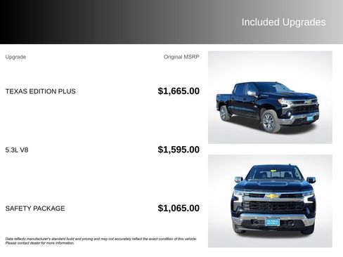 New 2026 Chevrolet Silverado 1500 LT w/ Texas Edition Plus AWD/4WD image 3