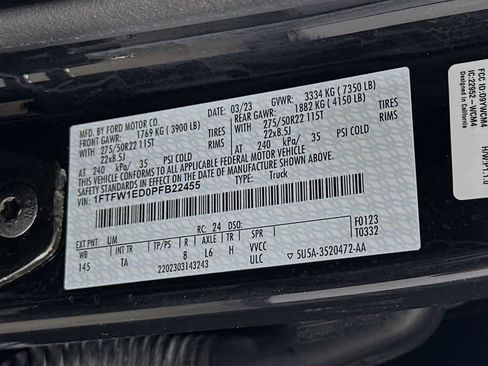 Certified 2023 Ford F150 Limited AWD/4WD image 23