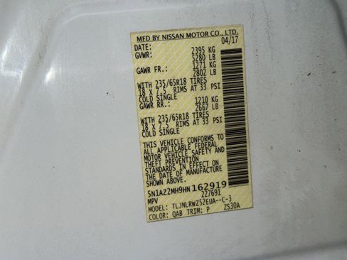 Used 2017 Nissan Murano SL w/ SL Technology Package image 35