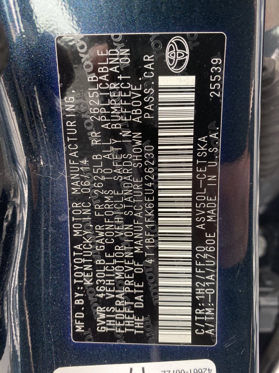 Used 2014 Toyota Camry SE FWD image 33