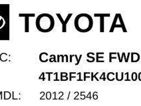 Used 2012 Toyota Camry SE image 61