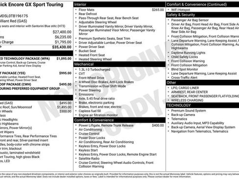 New 2026 Buick Encore GX Sport Touring w/ Advanced Technology Package FWD image 5
