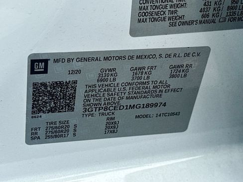 Used 2021 GMC Sierra 1500 Elevation w/ LPO, Elevation Black Package RWD image 34