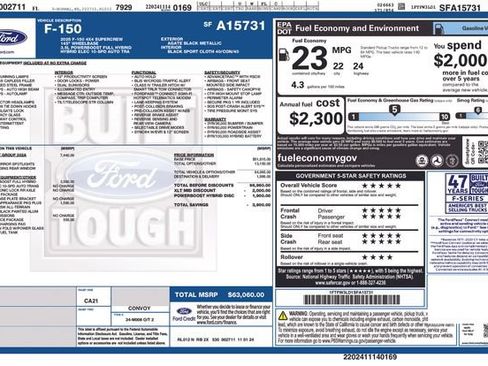 Used 2025 Ford F150 XLT w/ Equipment Group 302A MID AWD/4WD image 2