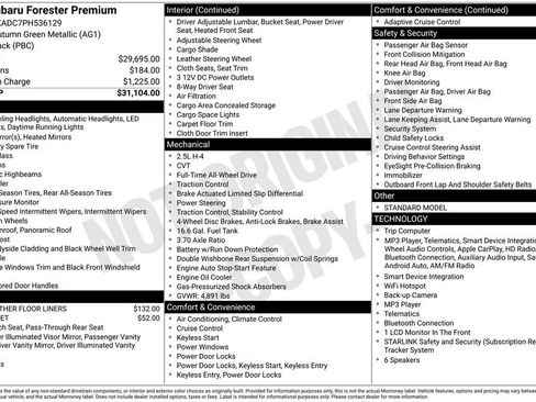 Used 2023 Subaru Forester Premium AWD/4WD image 7