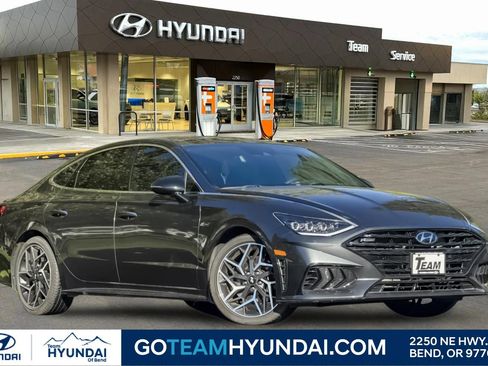 Used 2023 Hyundai Sonata N Line w/ Preferred Accessory Package FWD image 1