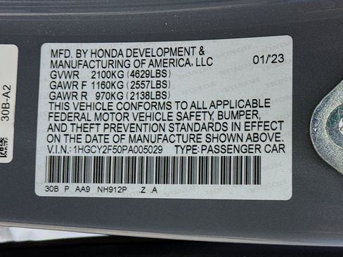 Certified 2023 Honda Accord Sport image 37
