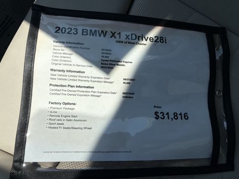 Used 2023 BMW X1 xDrive28i w/ Premium Package AWD/4WD image 18