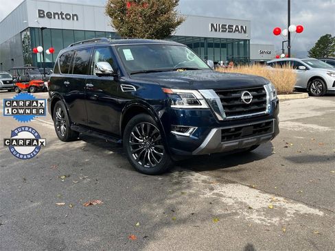 Certified 2024 Nissan Armada Platinum w/ Captain's Chairs Package image 2