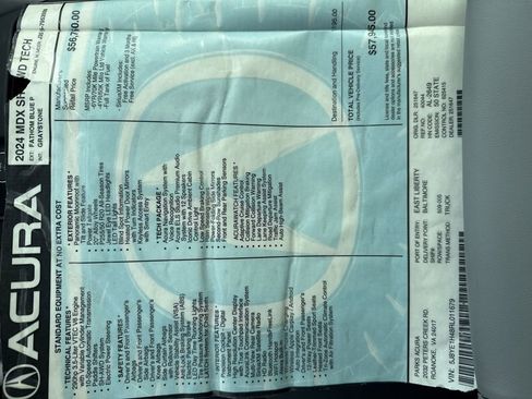 Used 2024 Acura MDX SH-AWD w/ Technology Package image 35