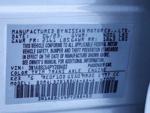 Used 2023 Nissan Sentra SV image 26