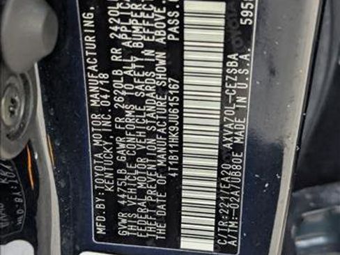 Used 2018 Toyota Camry SE image 22