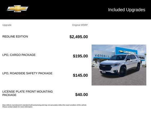 Certified 2021 Chevrolet Traverse Premier w/ Redline Edition FWD image 5