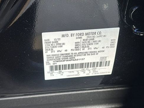 Certified 2023 Ford Explorer Limited w/ Hybrid Equipment Group 310A image 34