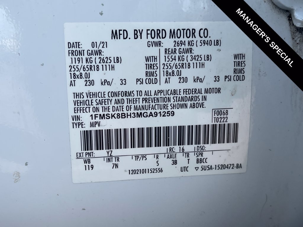 Used 2021 Ford Explorer 4WD image 26