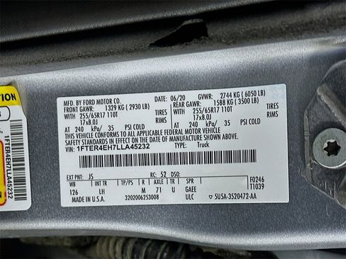 Used 2020 Ford Ranger XLT w/ Equipment Group 301A Mid image 27