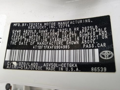 Used 2015 Toyota Camry XLE image 33