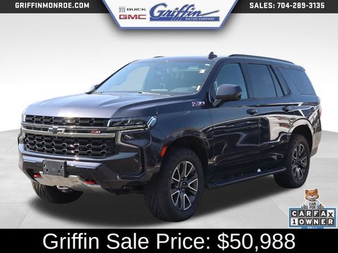 Used 2022 Chevrolet Tahoe Z71 w/ Luxury Package AWD/4WD image 2