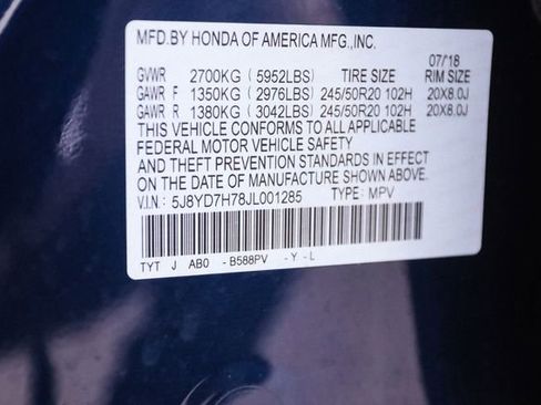 Used 2018 Acura MDX Sport Hybrid w/ Advance Pkg AWD/4WD image 74