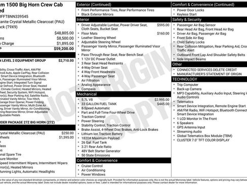 Used 2022 RAM 1500 Big Horn AWD/4WD image 33