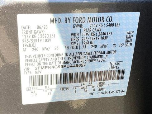 New 2023 Ford Edge SE w/ Black Appearance Package image 13