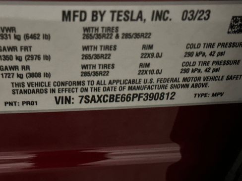 Used 2023 Tesla Model X Plaid AWD/4WD image 29