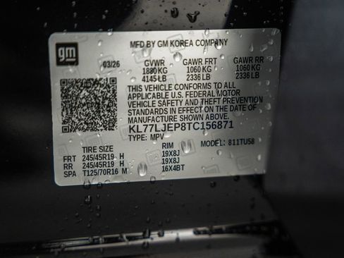 New 2026 Chevrolet Trax RS w/ Sunroof Package FWD image 41
