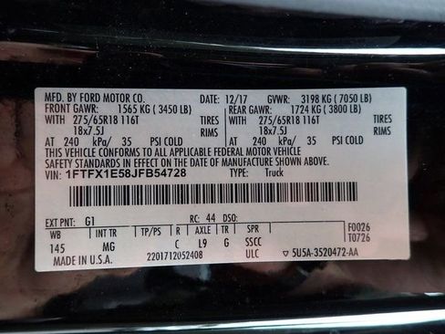 Used 2018 Ford F150 XLT w/ Equipment Group 301A Mid AWD/4WD image 14