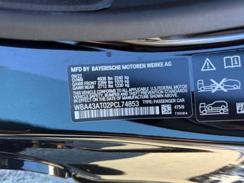 Used 2023 BMW 430i xDrive Convertible w/ M Sport Package image 22