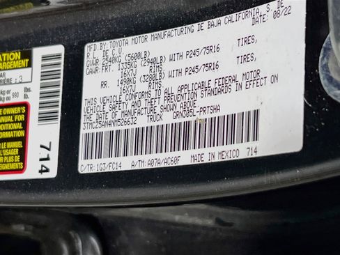 Used 2022 Toyota Tacoma SR5 AWD/4WD image 29