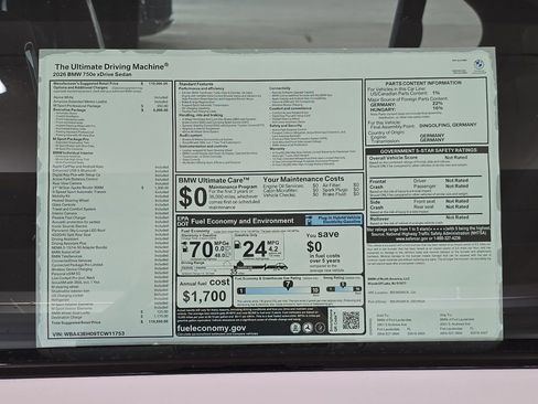 New 2026 BMW 750e xDrive w/ Executive Package image 23