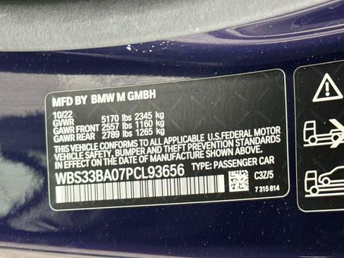 Used 2023 BMW M4 xDrive Competition w/ M Carbon Exterior Package AWD/4WD image 34