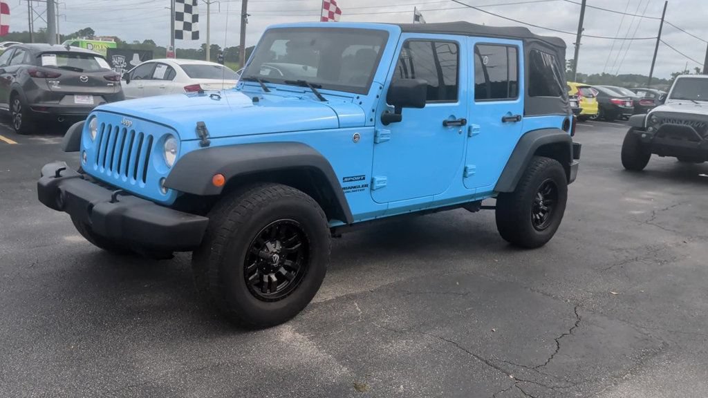 Used 2017 Jeep Wrangler Unlimited Sport w/ Quick Order Package 24S AWD/4WD image 4