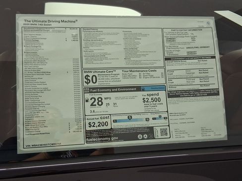 New 2026 BMW 740i w/ Premium Package image 30