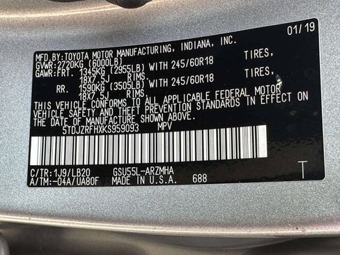 Used 2019 Toyota Highlander XLE AWD/4WD image 32