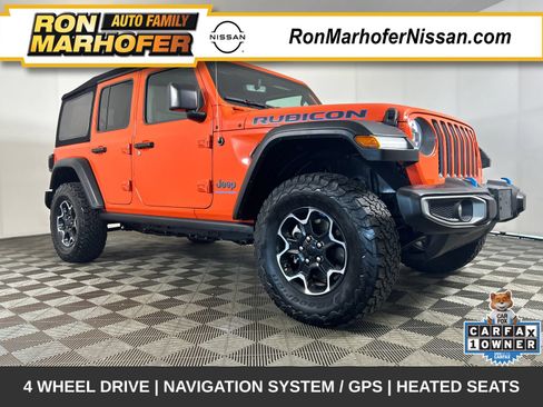 Used 2023 Jeep Wrangler Unlimited Rubicon 4xe w/ Cold Weather Group AWD/4WD image 1