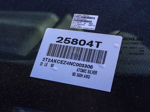 Used 2022 Lexus NX 350 AWD image 30