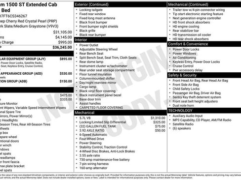 Used 2012 RAM 1500 ST w/ ST Popular Equipment Group AWD/4WD image 27