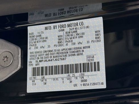 New 2026 Lincoln Nautilus Premier w/ Equipment Group 102A AWD/4WD image 35