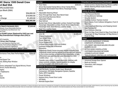 Used 2018 GMC Sierra 1500 Denali w/ Denali Ultimate Package image 1