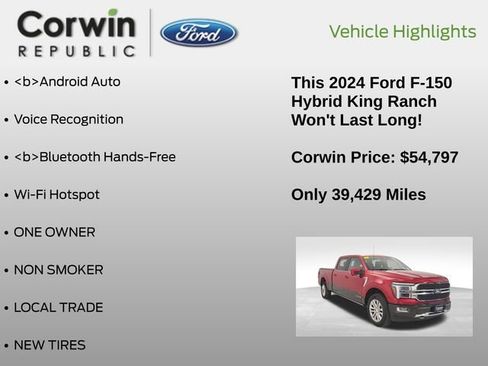 Certified 2024 Ford F150 King Ranch w/ FX4 Off-Road Package image 26