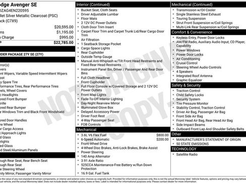 Used 2014 Dodge Avenger SE image 35