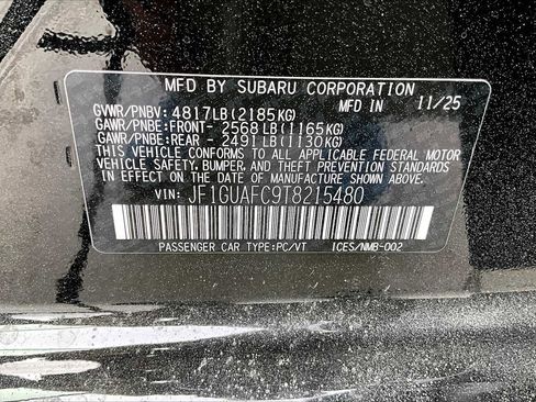 New 2026 Subaru Impreza 2.0i Sport image 19